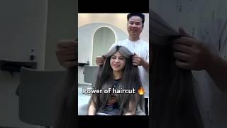 Power of haircut ️ #hairstyle #haircut #trending #video #shorts