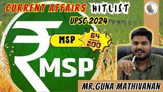 UPSC Hit List 2024 (64/200) | MSP | Mr.Guna Mathivanan