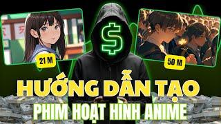 Hướng Dẫn Tạo Video Hoạt Hình ANIME Bằng AI Để Kiếm Tiền Youtube | Big Man Marketing