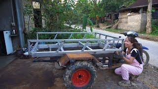 Restoring and making three-wheeled vehicles from old engines episode 3. Making barrels and painting