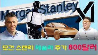 모건 스탠리 테슬라 주가 800달러까지 가는 이유 3가지