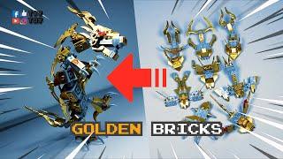  [FULL] How to Build Golden Bricks Dragon 【Fake】LEGO Ninjago Bricks MOC Tutorial 乐高 ЛЕГО 레고 レゴ