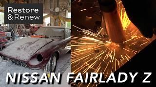 NISSAN Fairlady Z S30 Restoration Pt.3 [Welding the Trunk's Corroded Parts] - Restore & Renew