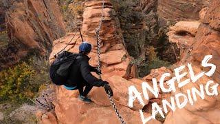 Angels Landing Chain Section Only:  POV Up and Down