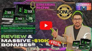 TaskAI ReviewAI Powered Marketplace - Discover The Future Of FreelancingFREE +350 Bonuses