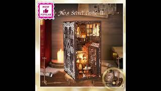 No.9 Secret Castle DIY Book Nook Miniature Model Kit at Shell Design Boutique #miniaturemodel