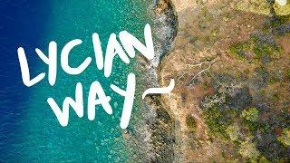 Lycian Way from a Drone