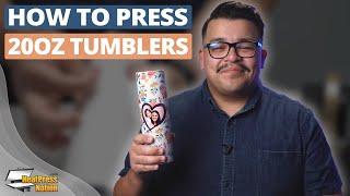 How To Press 20 Oz. Sublimation Skinny Tumblers