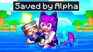 Saved By The ALPHA Wolf In Minecraft!