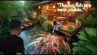 Peace Restored: Koi Thrive After Duck's Removal + New Tarpaulin Pond for Tilapia & Catfish!