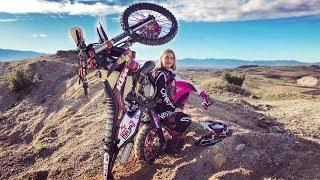 A Girl Riding a Dirtbike | Enduro Maya