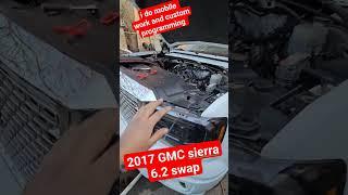 2017 GMC Sierra 6.2 L86 swap fixing all the electrical wiring and programming. #jvfix #l86swap