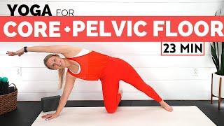CORE YOGA WORKOUT FOR PROLAPSE | Strong Core & Pelvic Floor