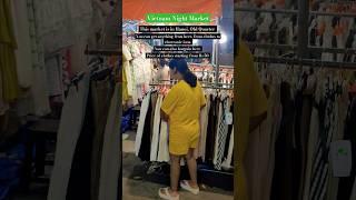 Budget Shopping in Hanoi, Vietnam  #nightmarket #hanoi #vietnamtravel #vlog #ytshorts #travel