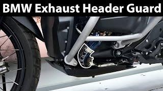 BMW 1300GS Exhaust Header Guards Fitment