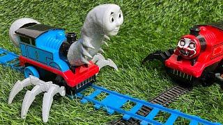 Merakit Mainan Kereta Api Thomas & Friends, Choo Choo Charles, Pesawat Terbang, Jet Tempur