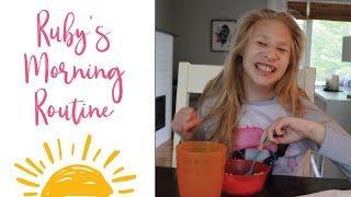 ️ Ruby's Morning Routine -- School Day 2019️