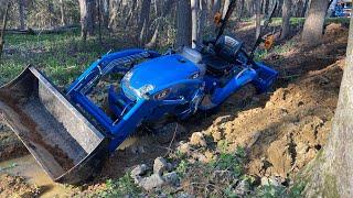 Getting a tractor unstuck