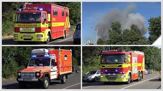 [GROßER FLÄCHENBRAND in RATINGEN!] Zahlreiche Einsatzkräfte aus dem Kreis Mettmann auf Einsatzfahrt