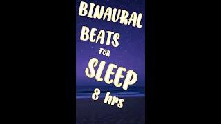 Binaural Beats for Sleep - Guided Relaxation - Ocean Beach Sounds 8 hours