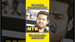 Top 5 iconic dialogues by jr ntr #ntr #ntrdevara #ntrfansclub #ntr30 #telugucinema