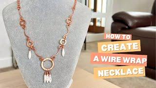 DIY Wire Jewelry - How To Make An Easy & Stunning Wire Necklace