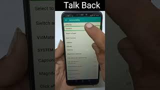 Honor 8c Me Talk Back Off Kaise Kare || How To Turn Off Talk Back Honor 8c #talkbackdisable #shorts