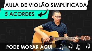 Cifra Simplificada - PODE MORAR AQUI - Como tocar "Pode Morar Aqui" | Facilitada para Iniciantes