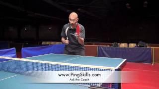 Learn to Play Topspin against Backspin | PingSkills | Table Tennis