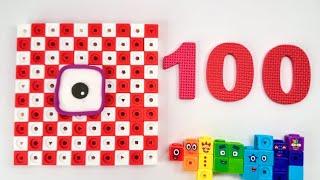 NUMBERBLOCKS ADDING REALLY BIG Maths for Kids Learn Number and Counting Number BIGGEST Standing