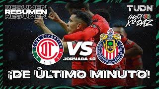 Resumen y goles | Toluca vs Chivas | Grita México C22 - J13 | TUDN