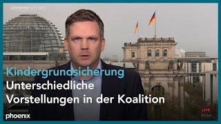 phoenix nachgefragt mit Jan Hildebrand zur Kindergrundsicherung am 08.04.24