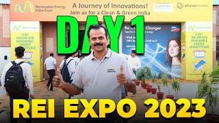 REI Expo 2023 1st Day Highlights | Connect With India's & World's Top Solar Companies