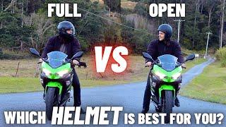 Best Motorcycle HELMET for YOU? Full Face Vs Open Face Vs Modular Helmets