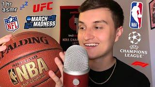 ASMR | Whispering ALL About Sports Until YOU Fall Asleep  (whisper ramble)