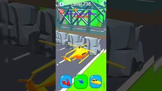 #738 Shape-shifting Funny Race Gameplay new hyper casual games #shorts #gameplay #shapeshifting