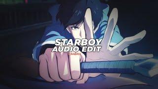 starboy x stranger things - the weeknd [edit audio]