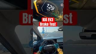 2025 KIA EV3 - Brake Test