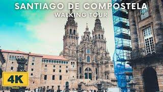 SPAIN - SANTIAGO DE COMPOSTELA WALKING TOUR 4K, JULY 2023