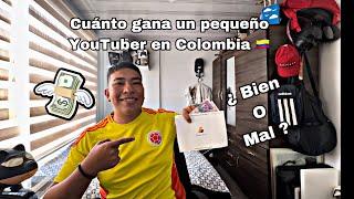 Mi PRIMER PAGO en YOUTUBE / ¿CUANTO GANA un CANAL PEQUENO? en COLOMBIA ¿ bien o mal ? 