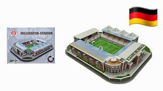 Millerntor Stadion FC St. Pauli 3D Puzzle by Pro-Lion® - Step by Step