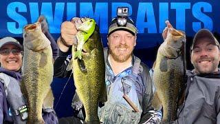 Swimbait Fishing For Big Bass │Wake Gill │Rat│Crawler