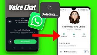 whatsapp group voice chat off | whatsapp group voice chat kaise band kare | whatsapp voice chat |