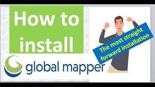 How to install Global Mapper