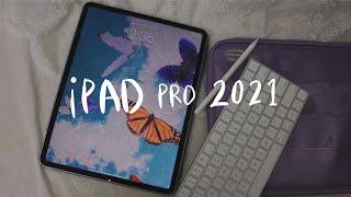 unboxing ipad pro 2021 (12.9") + accessories｜apple pencil, magic keyboard