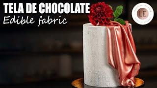 TELA DE CHOCOLATE | Comestible y súper flexible | Edible fabric 