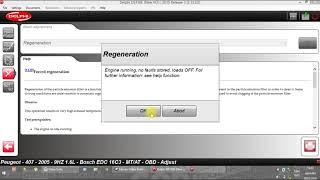 Delphi DS150 - DPF (FAP) Regeneration (Forced Regeneration)