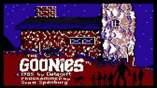 Atari 8-bit The Goonies (Datasoft) title sequence