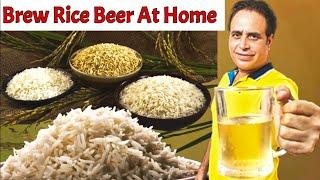 RICE BEER // How To Make RICE BEER At Home