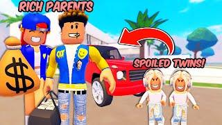 We ADOPTED The Most SPOILED TWINS In BERRY AVENUE RP! (Roblox)